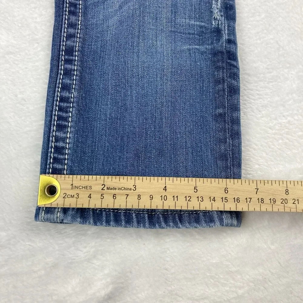 Miss Me Capri Womens Low Rise Blue Denim Jeans‎ Size 28